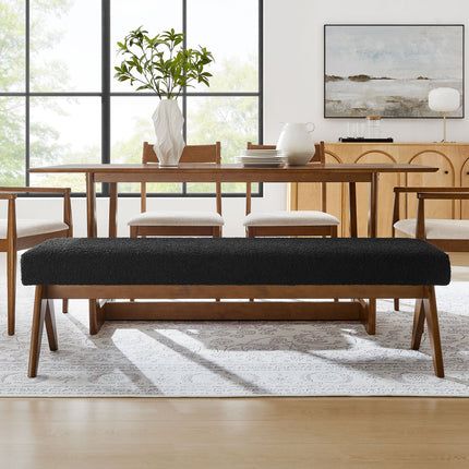 Modway EEI-7115 Lyra 63" Boucle Upholstered Bench Modway