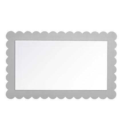 Modway EEI-7116 Emmeline Scalloped Rectangle Wall Mirror Modway