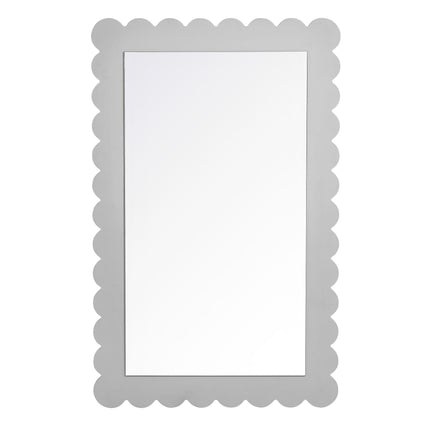Modway EEI-7116 Emmeline Scalloped Rectangle Wall Mirror Modway