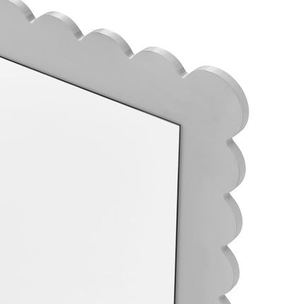 Modway EEI-7116 Emmeline Scalloped Rectangle Wall Mirror Modway
