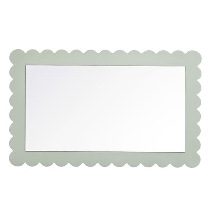 Modway EEI-7116 Emmeline Scalloped Rectangle Wall Mirror Modway