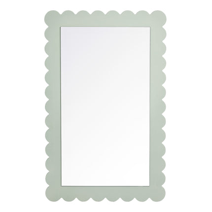Modway EEI-7116 Emmeline Scalloped Rectangle Wall Mirror Modway