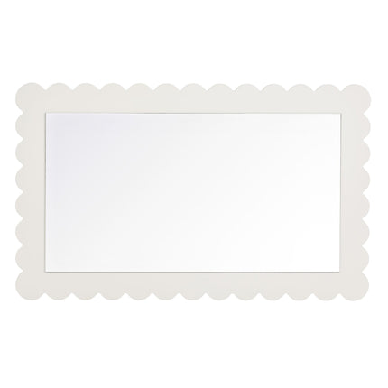 Modway EEI-7116 Emmeline Scalloped Rectangle Wall Mirror Modway