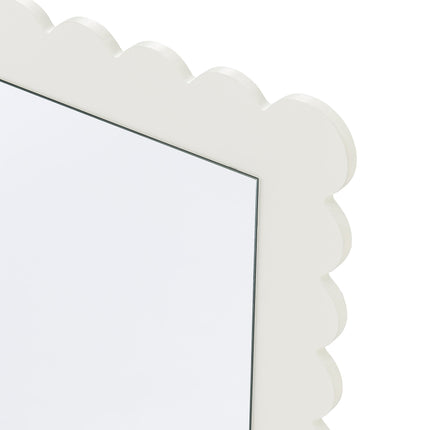 Modway EEI-7116 Emmeline Scalloped Rectangle Wall Mirror Modway