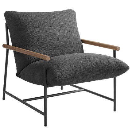 Modway EEI-7292 Raya Outdoor Patio Boucle Lounge Chair and Ottoman Modway