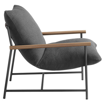 Modway EEI-7118 Raya Outdoor Patio Boucle Sling Lounge Chair Modway