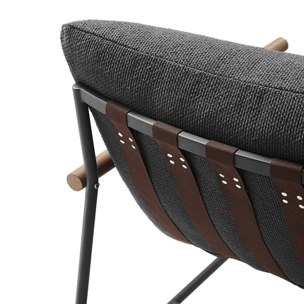 Modway EEI-7292 Raya Outdoor Patio Boucle Lounge Chair and Ottoman Modway