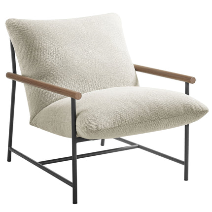 Modway EEI-7292 Raya Outdoor Patio Boucle Lounge Chair and Ottoman Modway