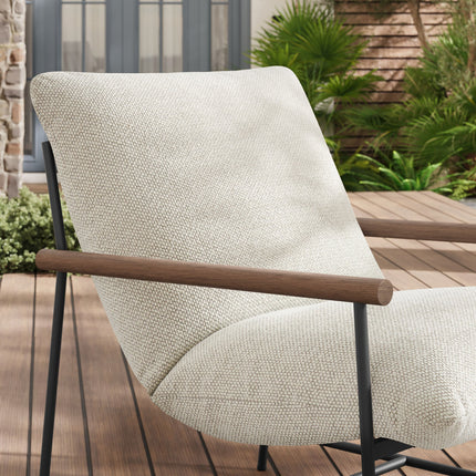 Modway EEI-7118 Raya Outdoor Patio Boucle Sling Lounge Chair Modway