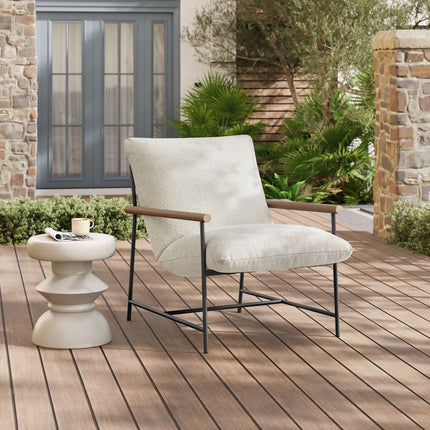 Modway EEI-7118 Raya Outdoor Patio Boucle Sling Lounge Chair Modway