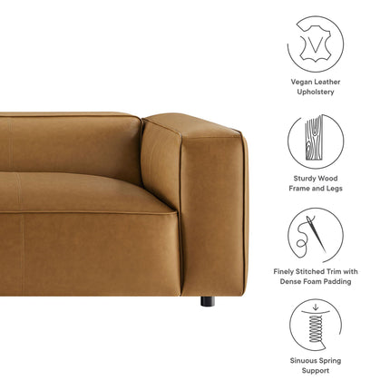 Modway EEI-7119 Auren Upholstered Vegan Leather Sofa Modway