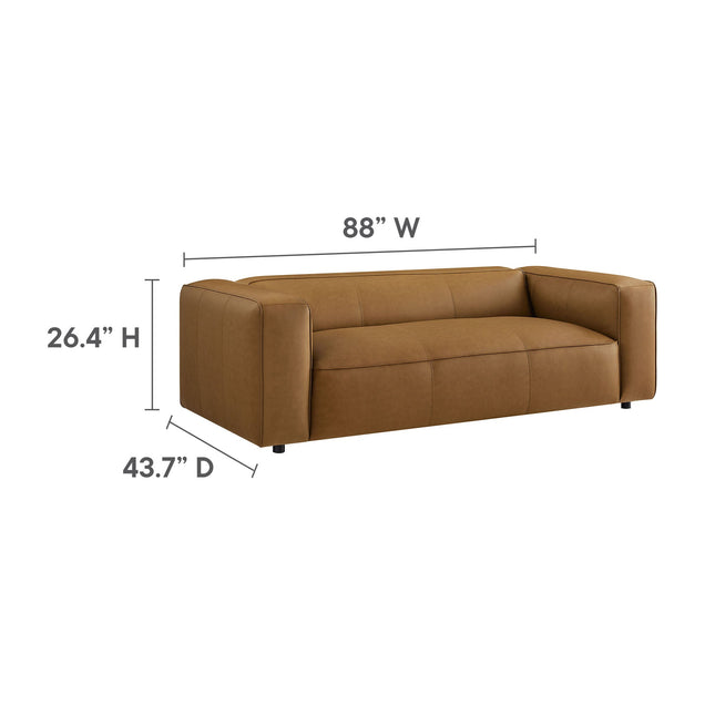 Modway EEI-7119 Auren Upholstered Vegan Leather Sofa Modway