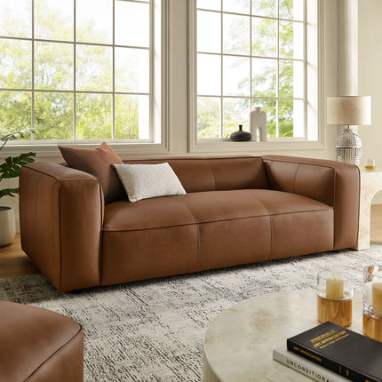 Modway EEI-7119 Auren Upholstered Vegan Leather Sofa Modway
