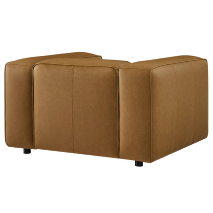 Modway EEI-7120 Auren Upholstered Vegan Leather Modular Armchair Modway