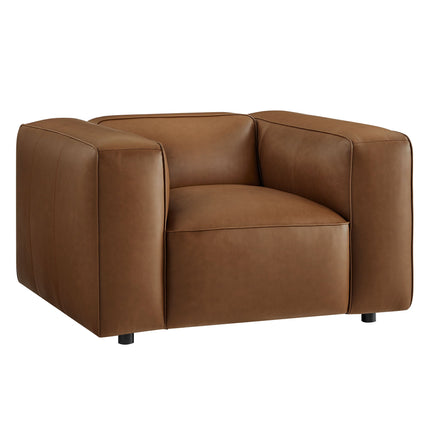 Modway EEI-7120 Auren Upholstered Vegan Leather Modular Armchair Modway