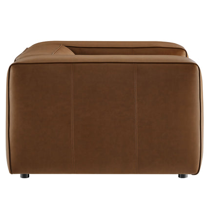 Modway EEI-7120 Auren Upholstered Vegan Leather Modular Armchair Modway