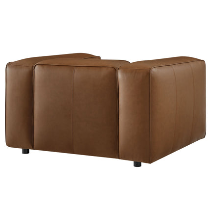 Modway EEI-7120 Auren Upholstered Vegan Leather Modular Armchair Modway