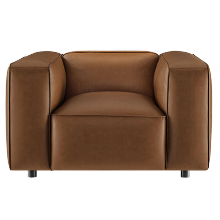 Modway EEI-7120 Auren Upholstered Vegan Leather Modular Armchair Modway