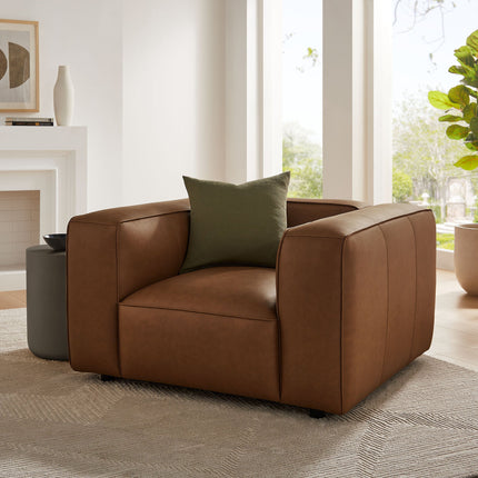 Modway EEI-7120 Auren Upholstered Vegan Leather Modular Armchair Modway