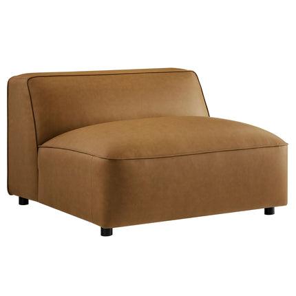 Modway EEI-7121 Auren Upholstered Vegan Leather Modular Armless Chair Modway