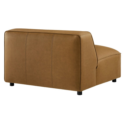 Modway EEI-7121 Auren Upholstered Vegan Leather Modular Armless Chair Modway