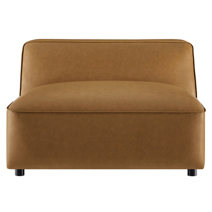 Modway EEI-7121 Auren Upholstered Vegan Leather Modular Armless Chair Modway