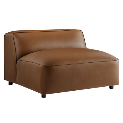 Modway EEI-7121 Auren Upholstered Vegan Leather Modular Armless Chair Modway