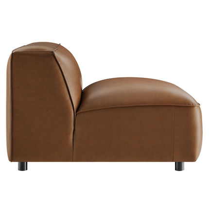 Modway EEI-7121 Auren Upholstered Vegan Leather Modular Armless Chair Modway