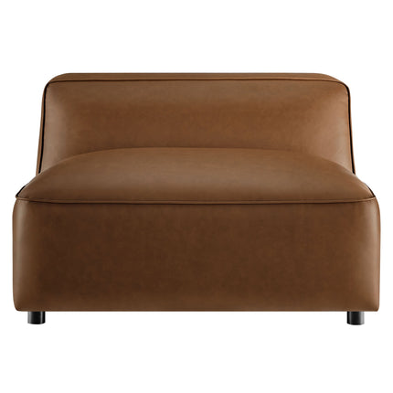 Modway EEI-7121 Auren Upholstered Vegan Leather Modular Armless Chair Modway