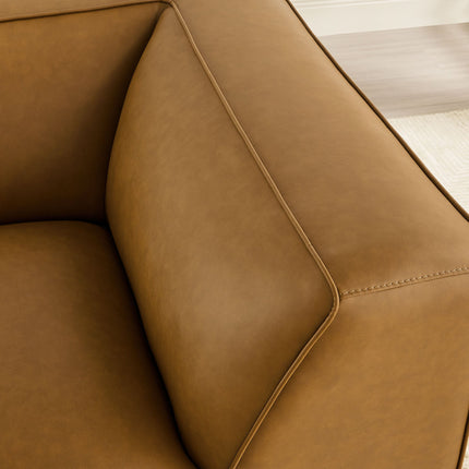 Modway EEI-7123 Auren Upholstered Vegan Leather Modular Corner Chair Modway