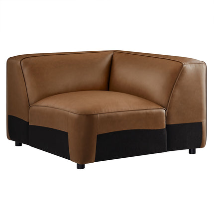 Modway EEI-7123 Auren Upholstered Vegan Leather Modular Corner Chair Modway