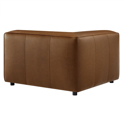 Modway EEI-7123 Auren Upholstered Vegan Leather Modular Corner Chair Modway