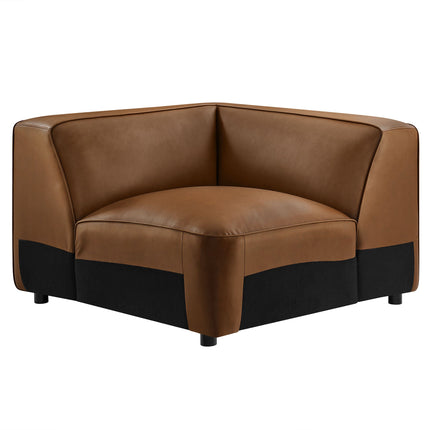 Modway EEI-7123 Auren Upholstered Vegan Leather Modular Corner Chair Modway