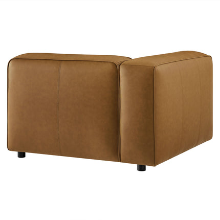 Modway EEI-7124 Auren Upholstered Vegan Leather Modular Left Armchair Modway