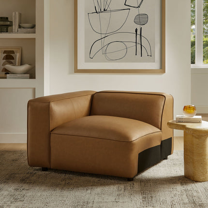 Modway EEI-7124 Auren Upholstered Vegan Leather Modular Left Armchair Modway