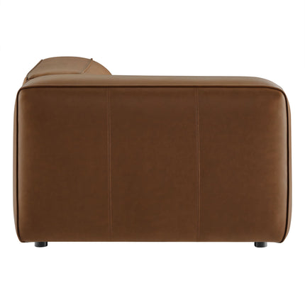 Modway EEI-7124 Auren Upholstered Vegan Leather Modular Left Armchair Modway