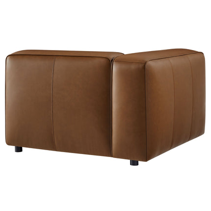 Modway EEI-7124 Auren Upholstered Vegan Leather Modular Left Armchair Modway