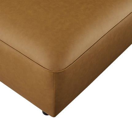 Modway EEI-7125 Auren Upholstered Vegan Leather Ottoman Modway