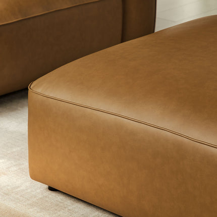 Modway EEI-7125 Auren Upholstered Vegan Leather Ottoman Modway