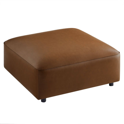 Modway EEI-7125 Auren Upholstered Vegan Leather Ottoman Modway