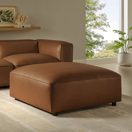 Modway EEI-7125 Auren Upholstered Vegan Leather Ottoman Modway