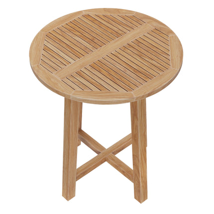 Modway EEI-7127 Wellspring 36" Outdoor Patio Teak Wood Bar Table Modway
