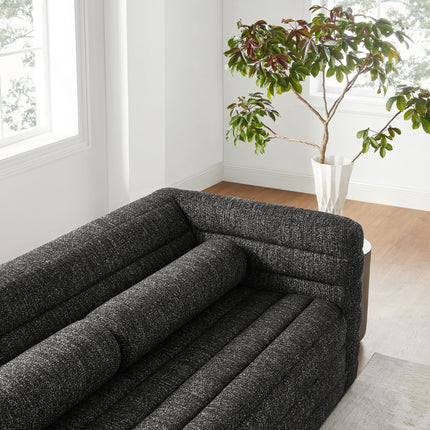 Modway EEI-7136 Relle Channel Tufted Boucle Upholstered Sofa Modway