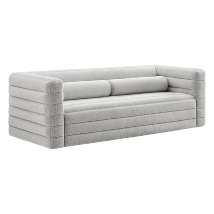 Modway EEI-7136 Relle Channel Tufted Boucle Upholstered Sofa Modway