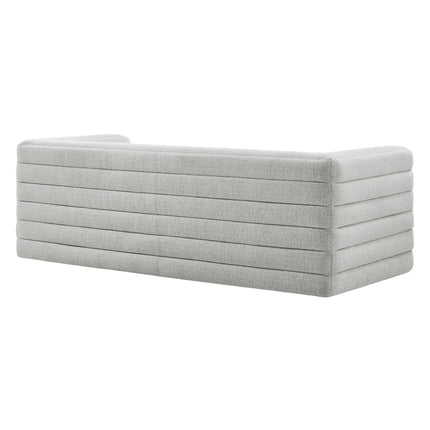 Modway EEI-7136 Relle Channel Tufted Boucle Upholstered Sofa Modway