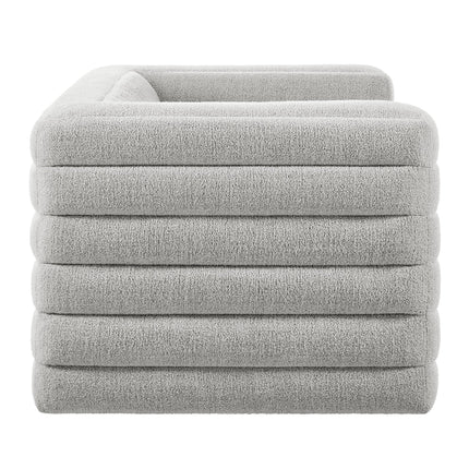 Modway EEI-7137 Relle Channel Tufted Boucle Upholstered Loveseat Modway