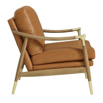 Modway EEI-7138 Langford Vegan Leather Accent Armchair Modway