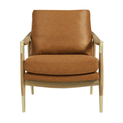 Modway EEI-7138 Langford Vegan Leather Accent Armchair Modway