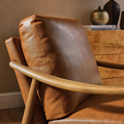 Modway EEI-7138 Langford Vegan Leather Accent Armchair Modway