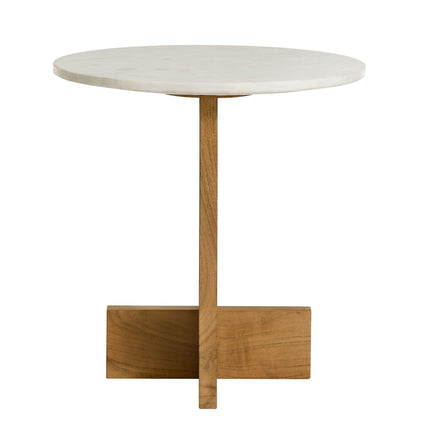 Modway EEI-7141 Tarin Acacia Wood and Marble Side Table - Plaza Home Decor